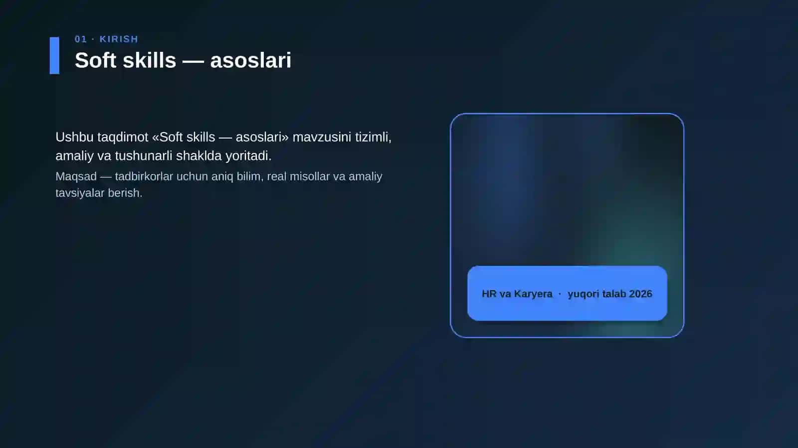 Soft skills — asoslari 4