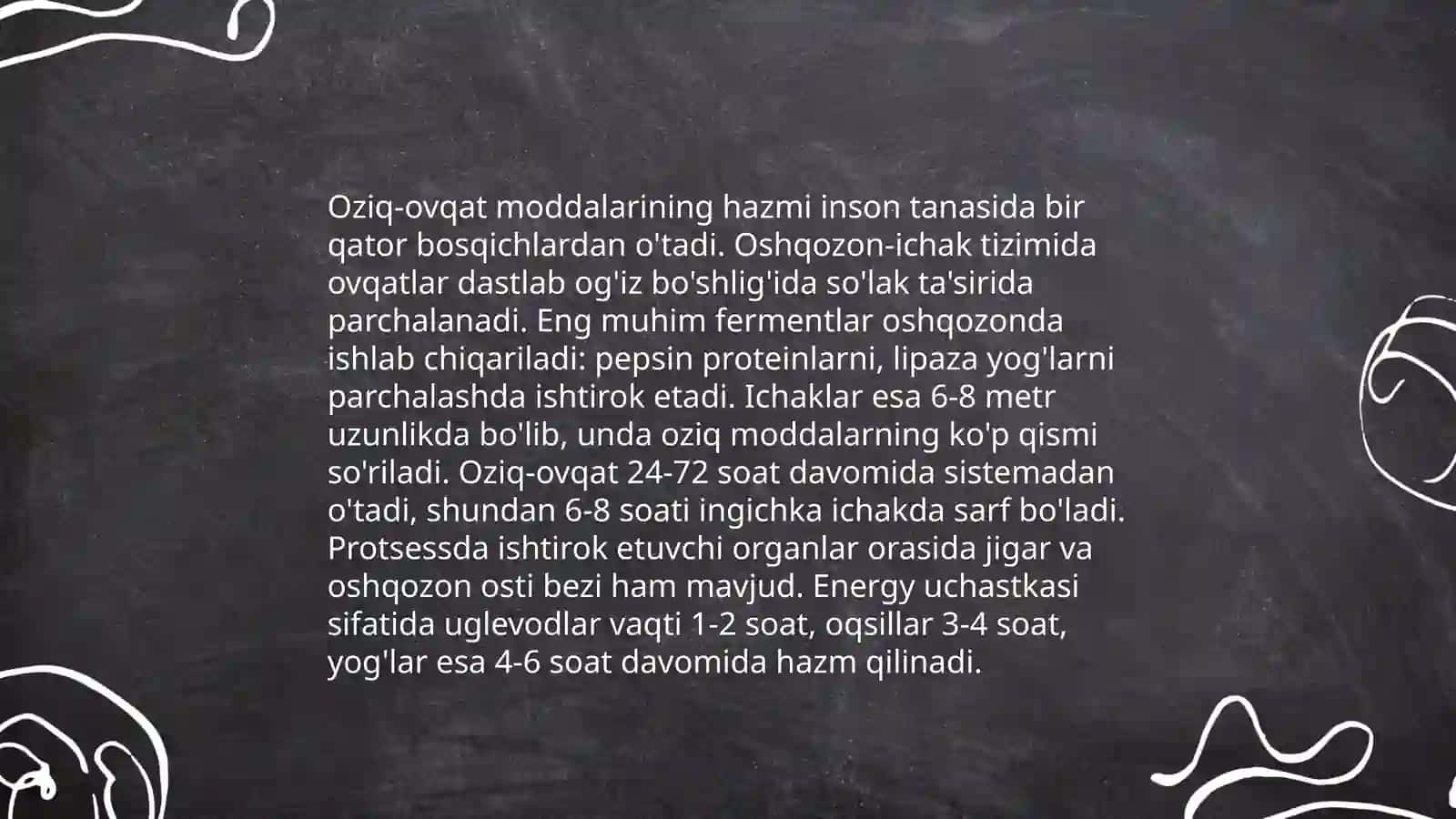 Hazm qilish tizimi 4