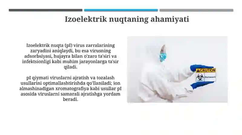 Viruslarni izoelektrik nuqtasini aniqlash 4