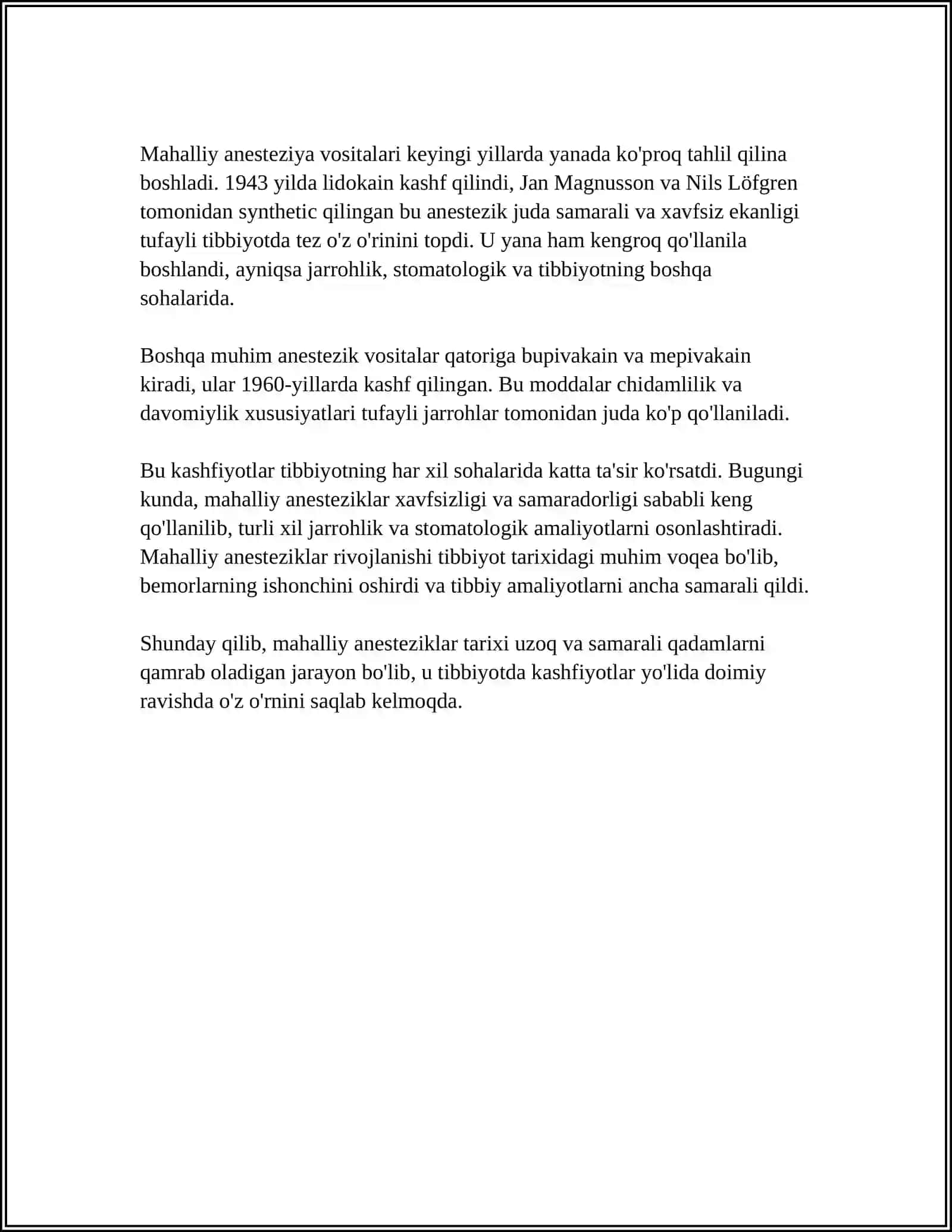 MAHALLIY ANESTETIKLAR 4