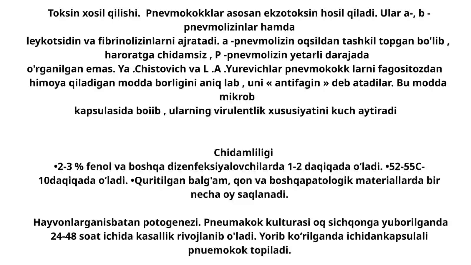 Pnevmokokk, Meningokokk va Haemophilus influenzae 4