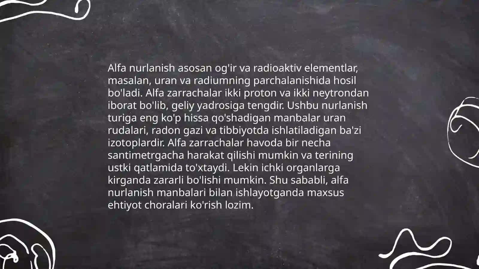 Ionlashturuvchi nurlanish manbalari 4