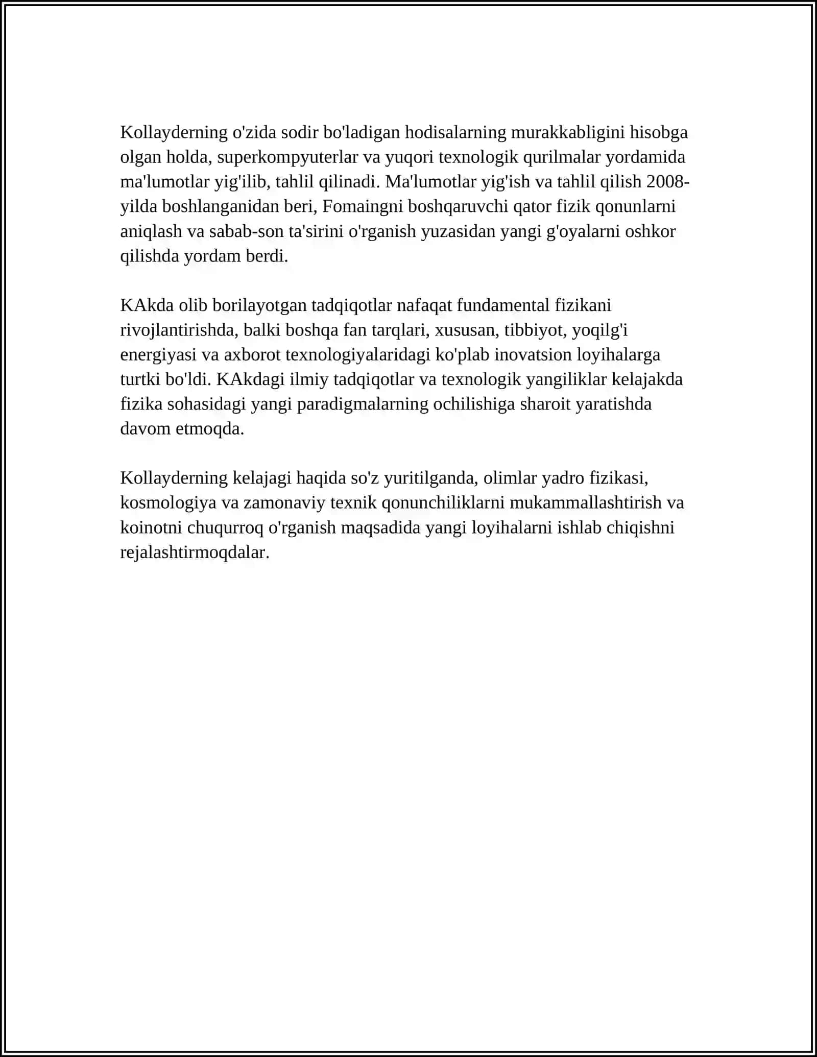 KATTA ADRON KOLLAYDRI VA UNING ISHLASH PRINSIPI 4