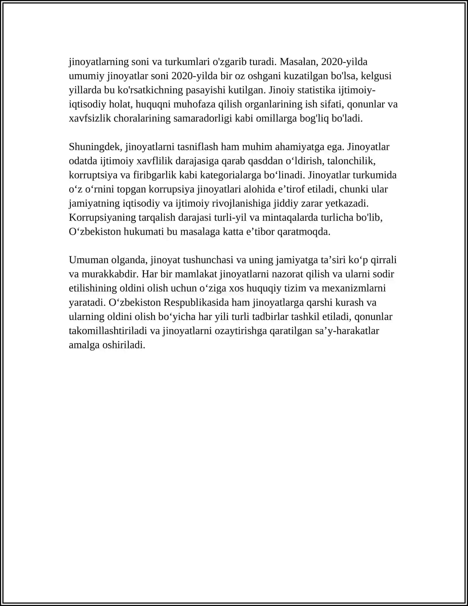 JINOYAT VA JAZO REFERAT 4