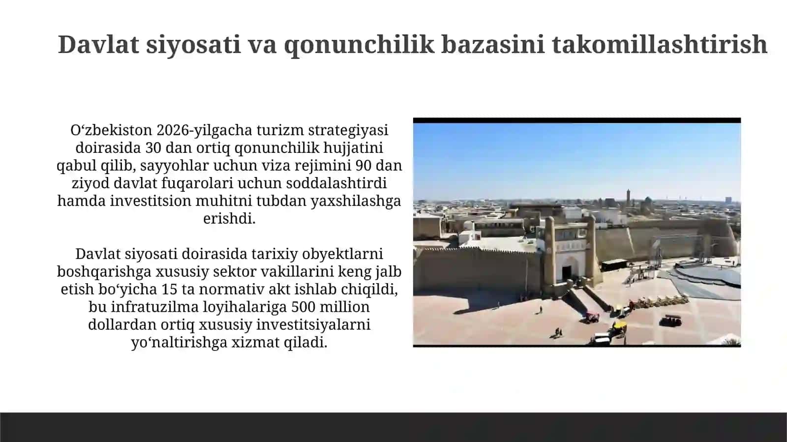 O‘zbekistonda Tarixiy va Madaniy Turizm Sohasining Rivojlanishi 4