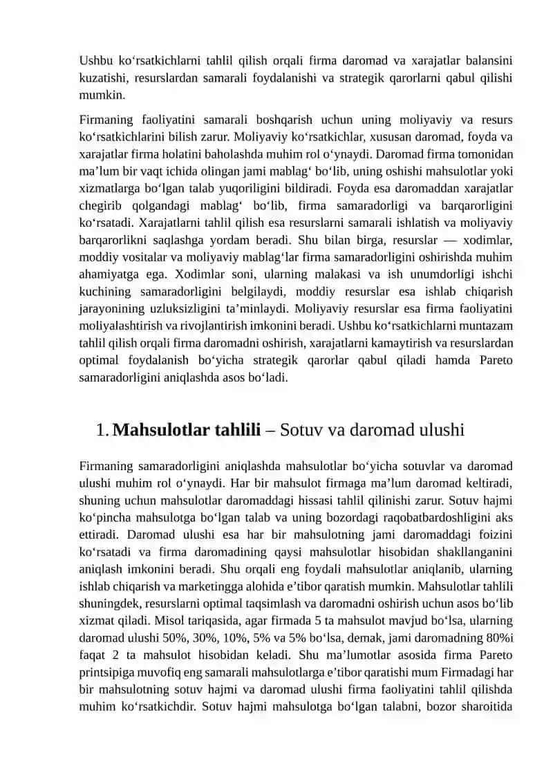 Pareto Samaradorligi Hisoblash 4