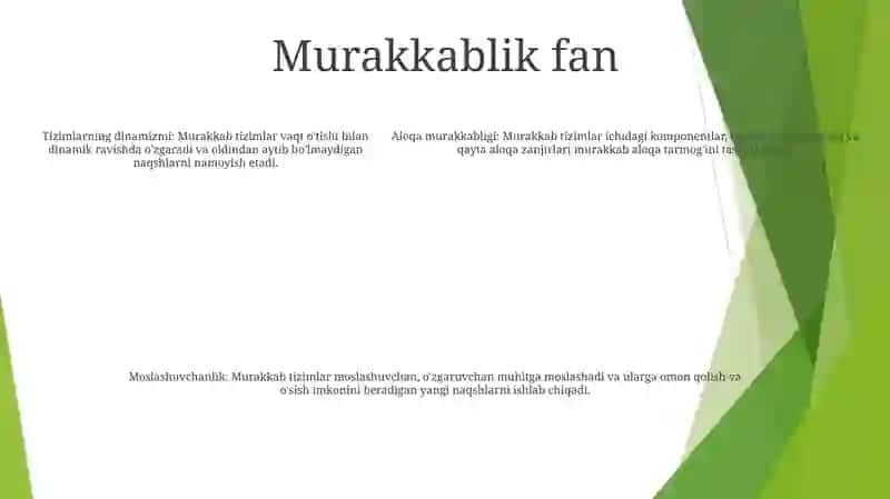 Organizm Murakkab Sistema Sifatida 4