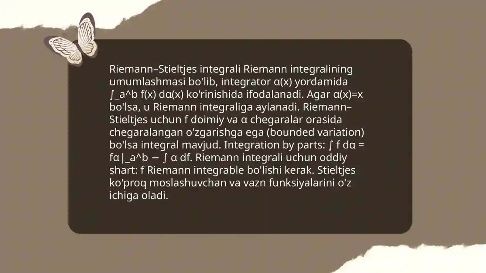 Stiltes integrali va uni hisoblash 4
