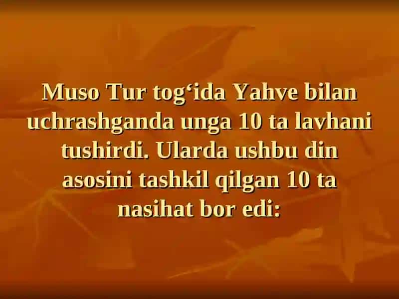 Yahudiylik va xristiyanlik dini manbalari 4