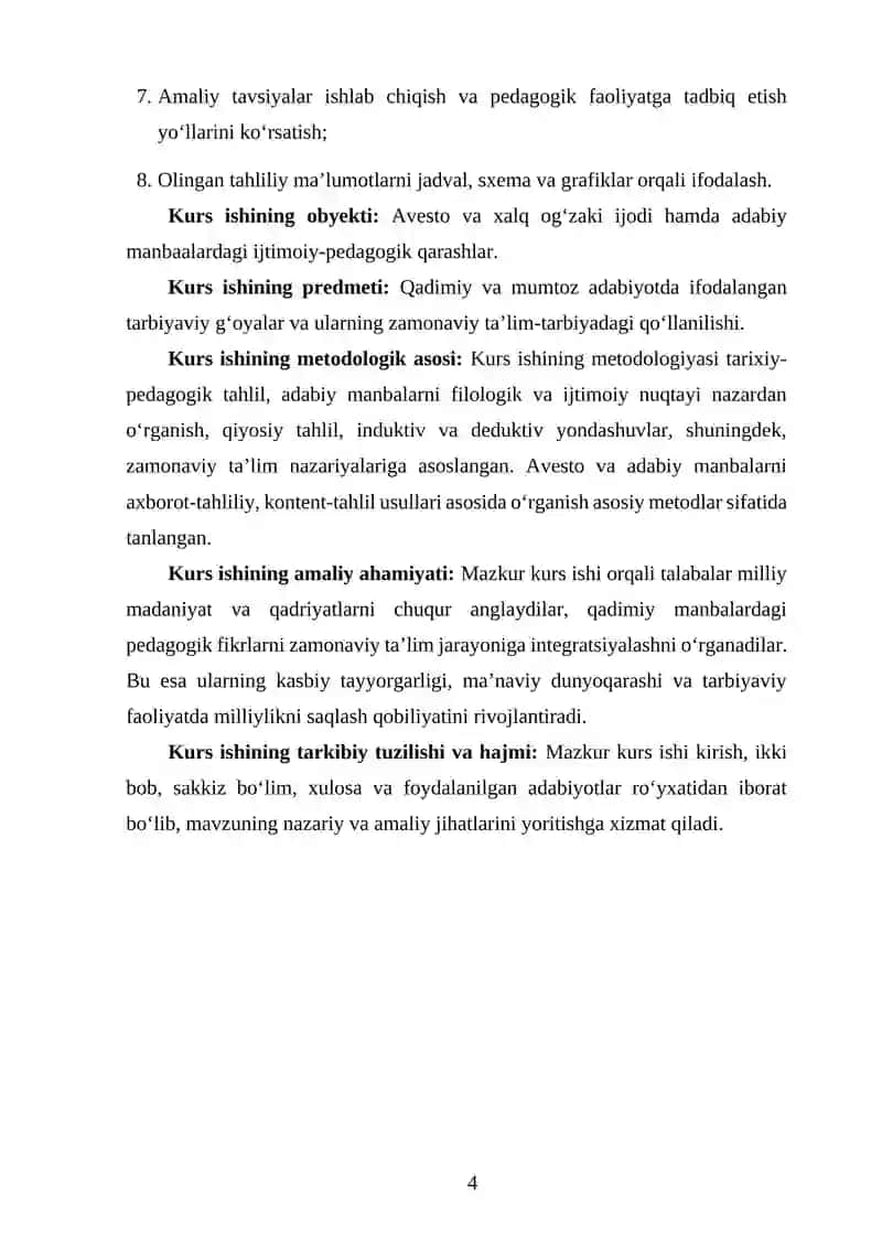 Avesto va adabiy manbaalarda ijtimoiy pedagogik gʻoyalar 4