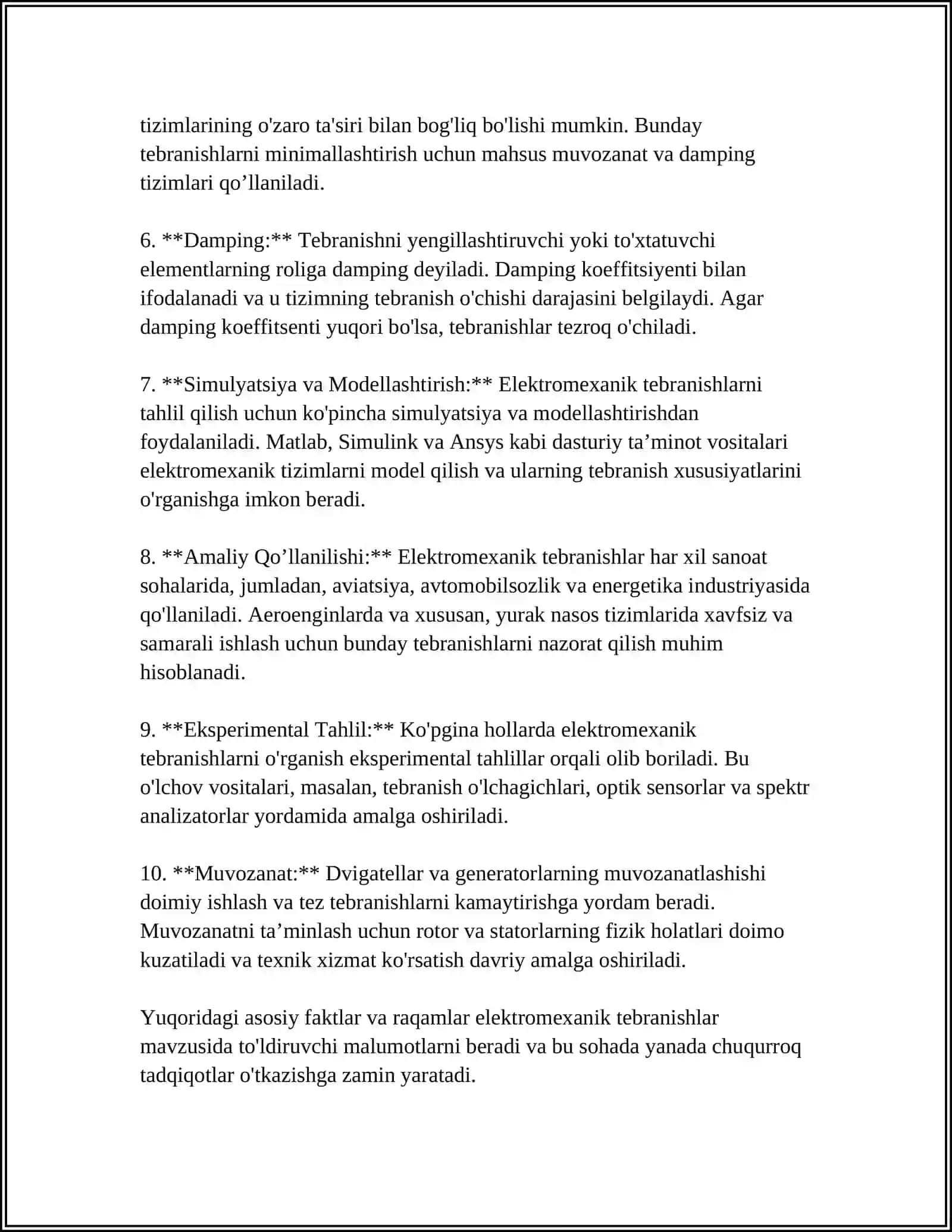 Elektromexanik tebranishlar 4