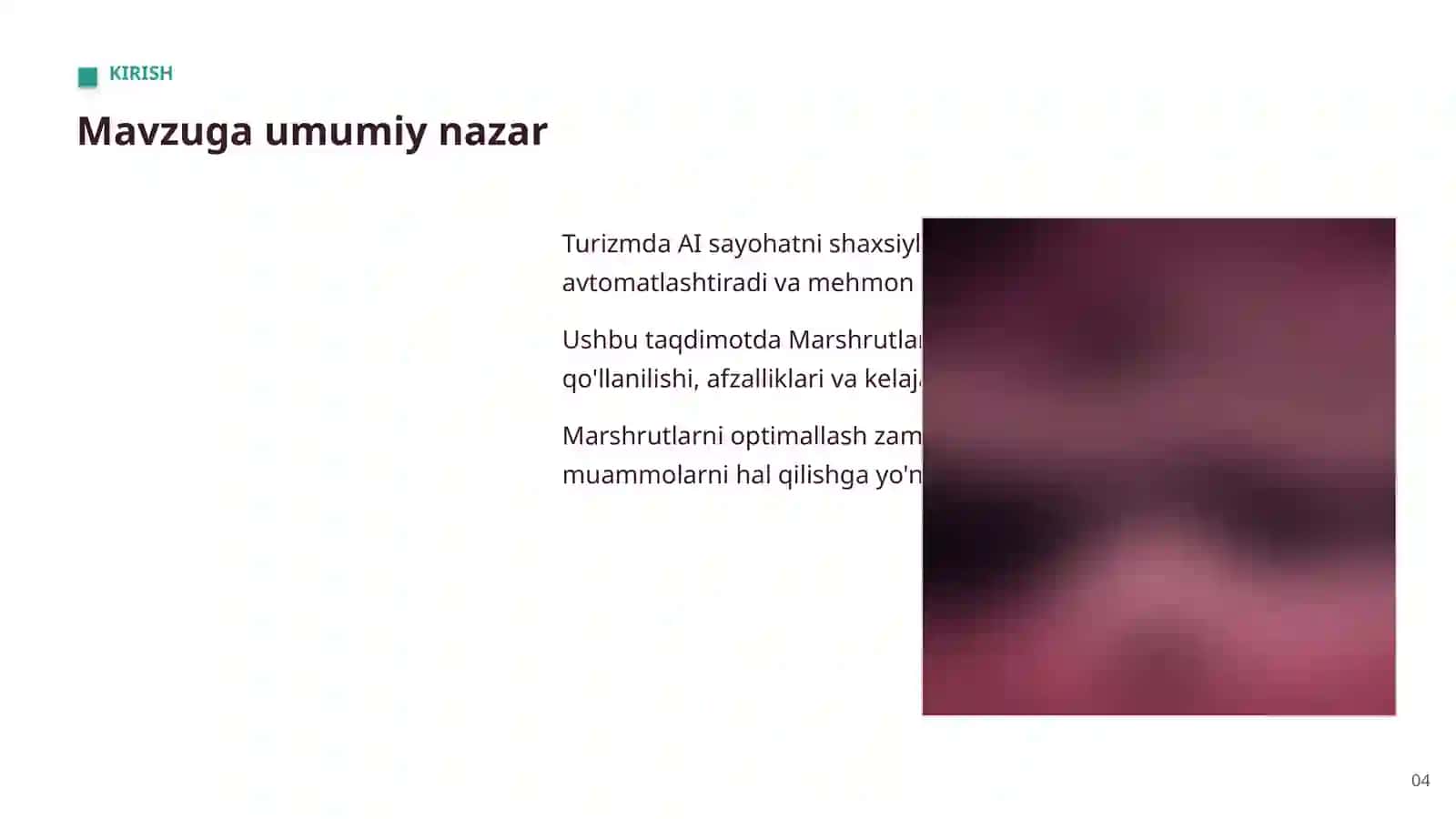 AI TURIZM VA MEHMONDO'STLIKDA 4