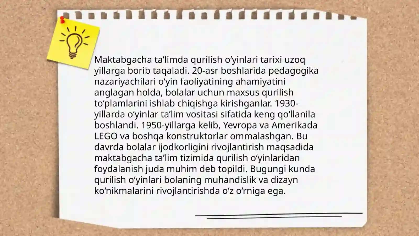 Maktabgacha taʼlimda qurilish oʻyinlari va ularni tashkil etish 4