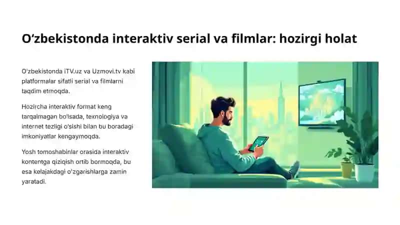 Interaktiv Filmlar va Seriallar: Kino va Tomoshabin O‘rtasidagi Yangi Aloqa 4