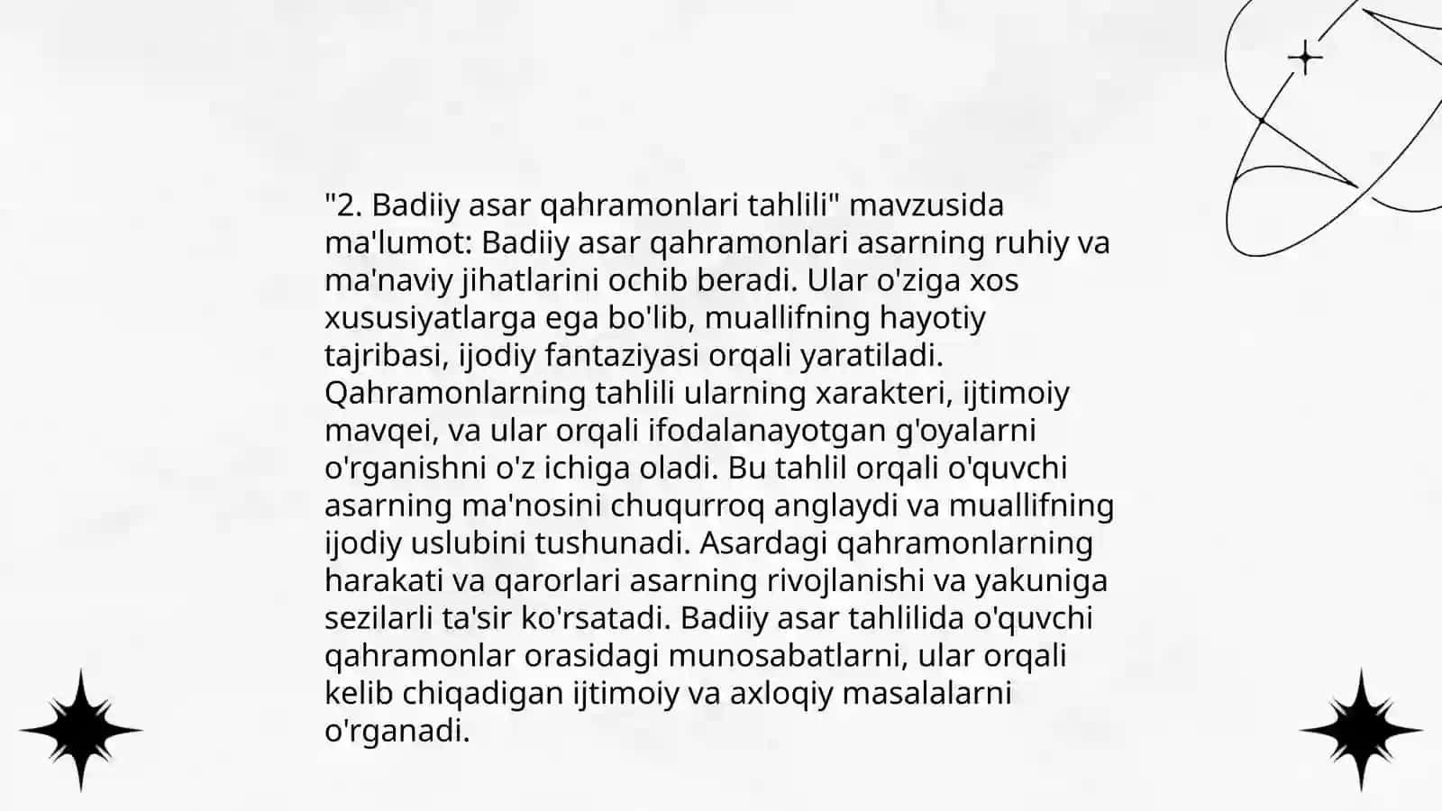 Badiiy asarlar tuzilishi 4