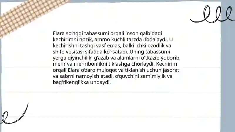 Oxirgi Tabassum 4