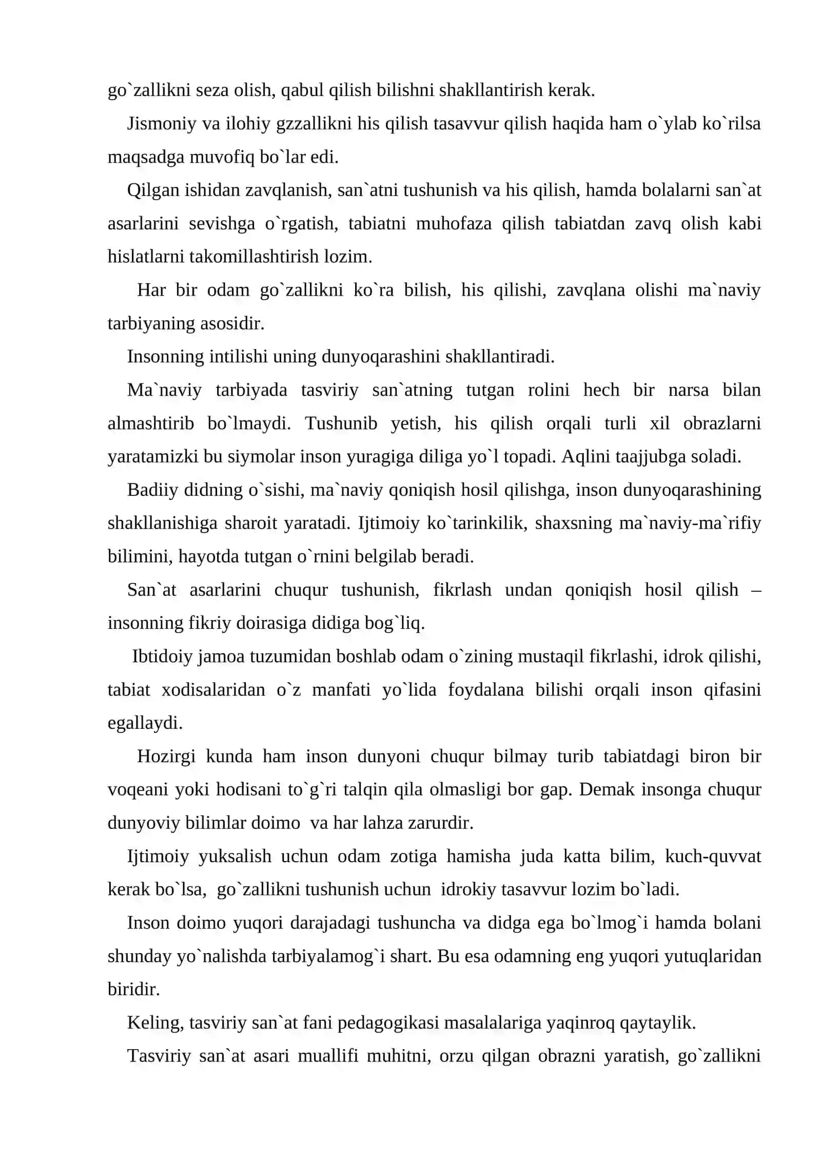 Tasviriy san`at o`qitish metodikasi va muhiti 4