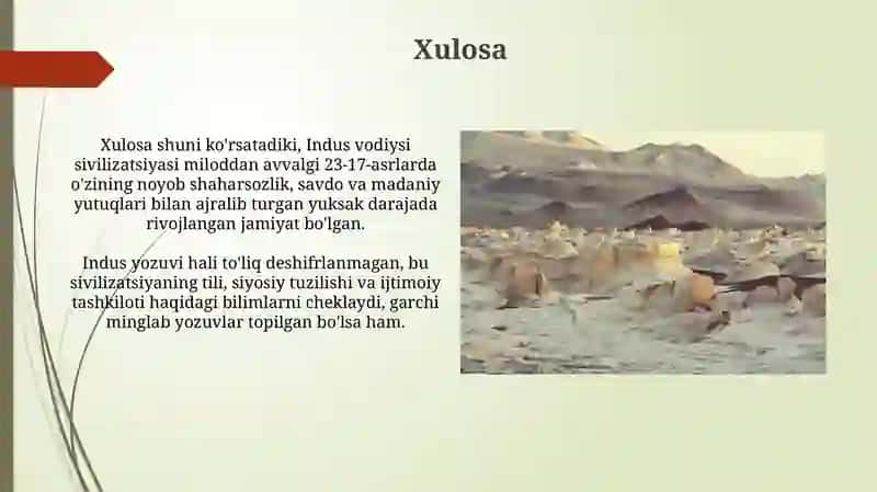 Ilk Hind sivilizatsiyasi 4
