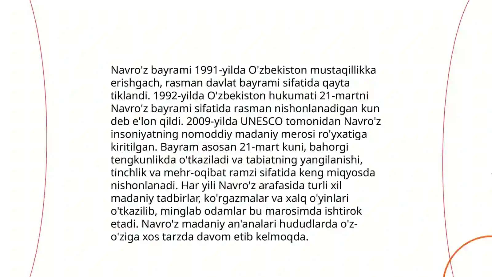 Mustaqillik yillarda milliy urf-odatlar, qadriyatlar va an'analarning qayta tiklanishi 4