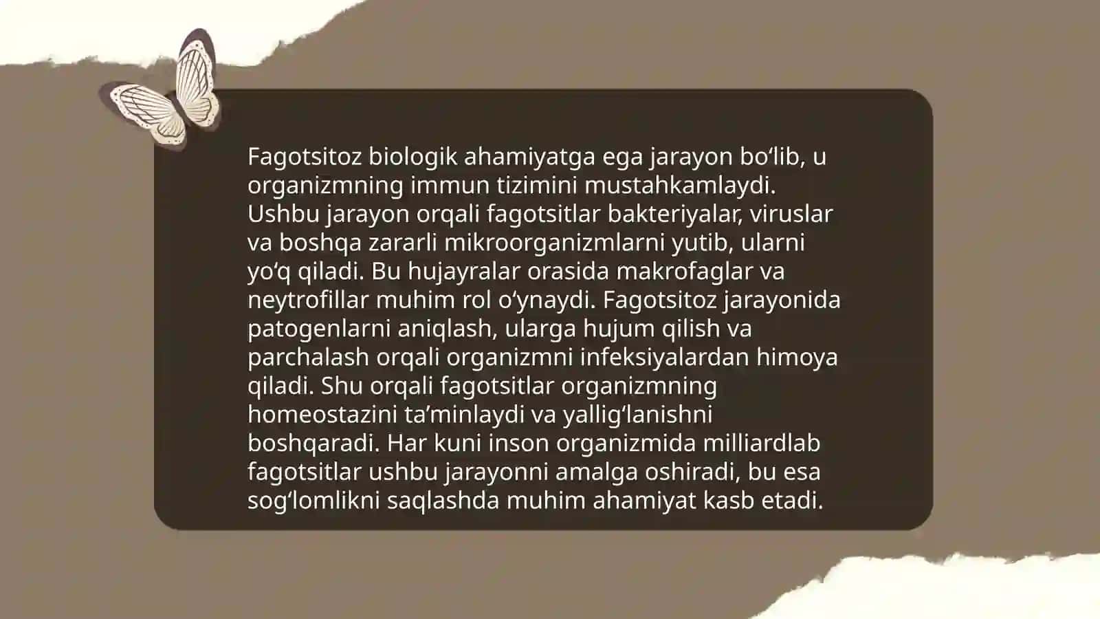 Fagotsitoz va uning bosqichlarini oʻrganish 4
