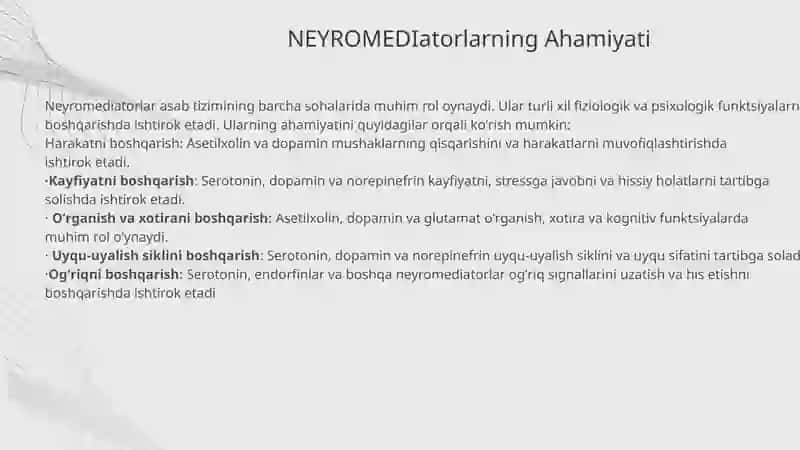 NEYROMEDIATORLAR 4