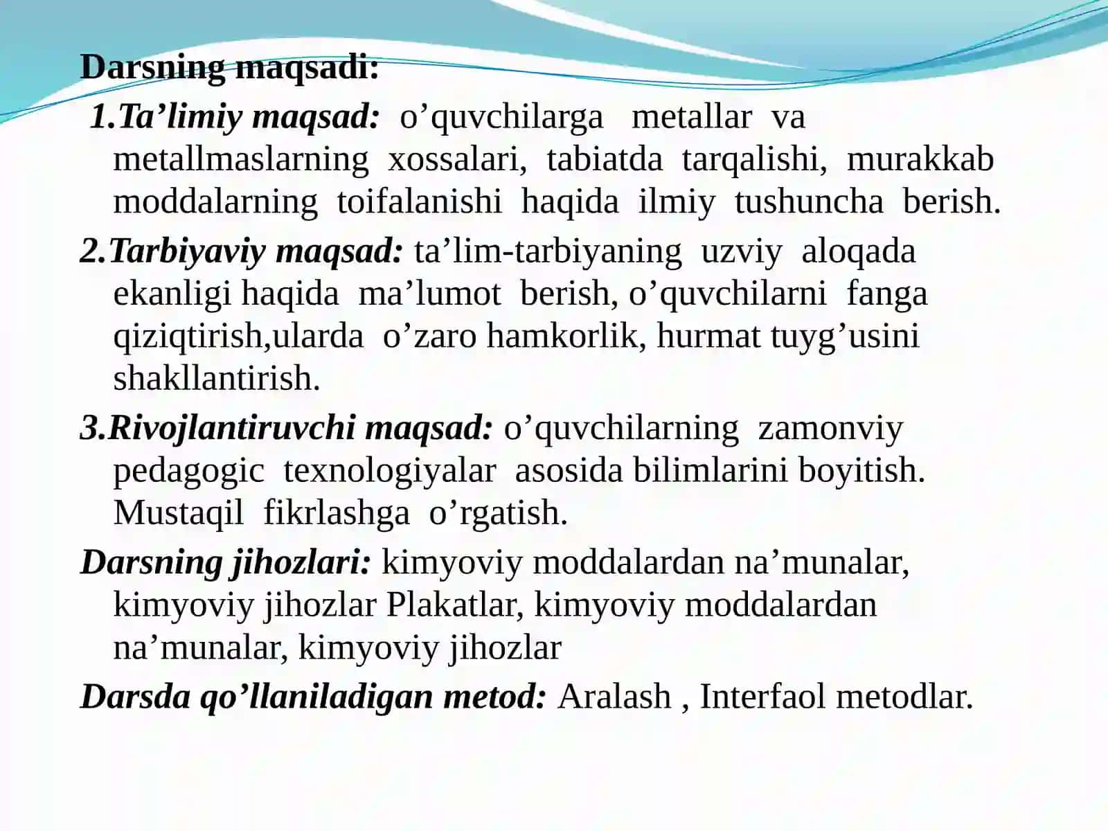 Metallmaslar va metallar 4