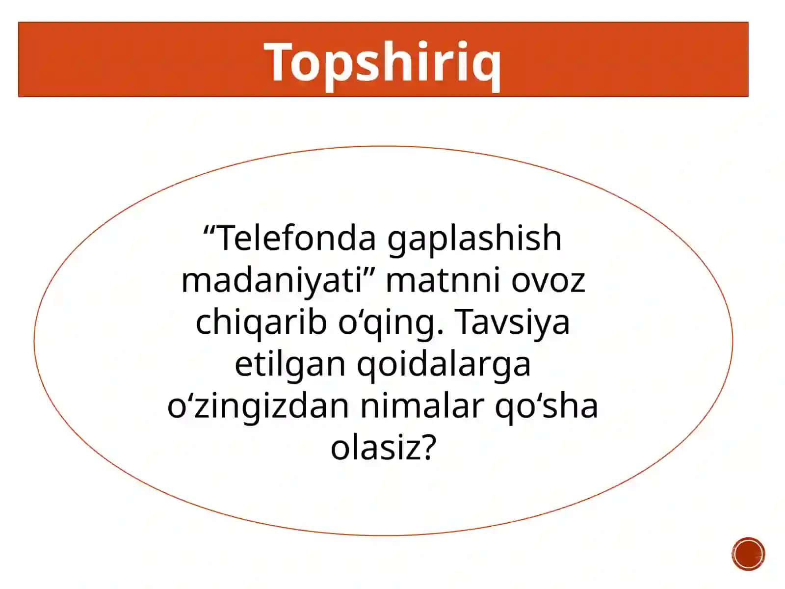 Matnvalog'at ustimda ishlash 4