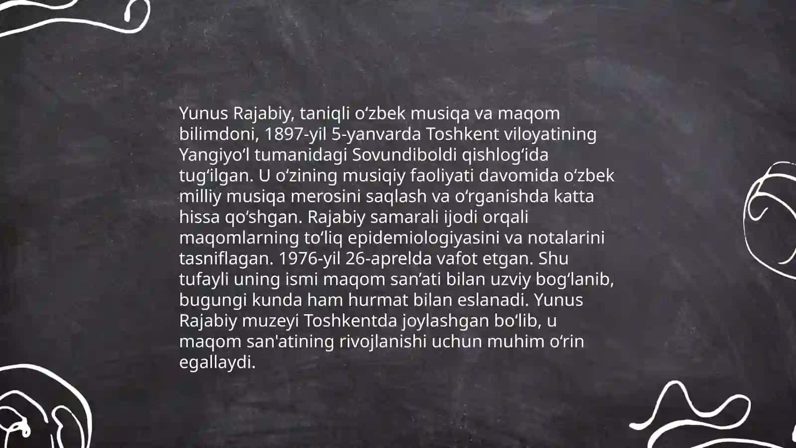 Yunus Rajabiy hayoti va Ijodi 4