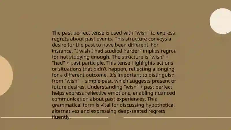 Conditional with wish 4