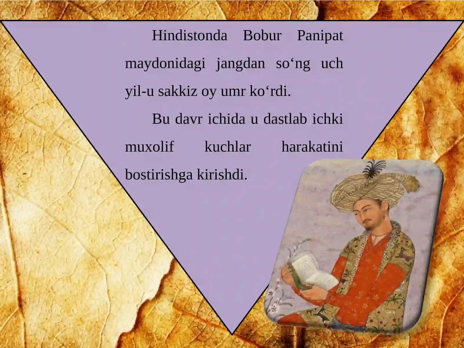 11-sinf Zahiriddin Muhammad Bobur hayoti va ijodi 4
