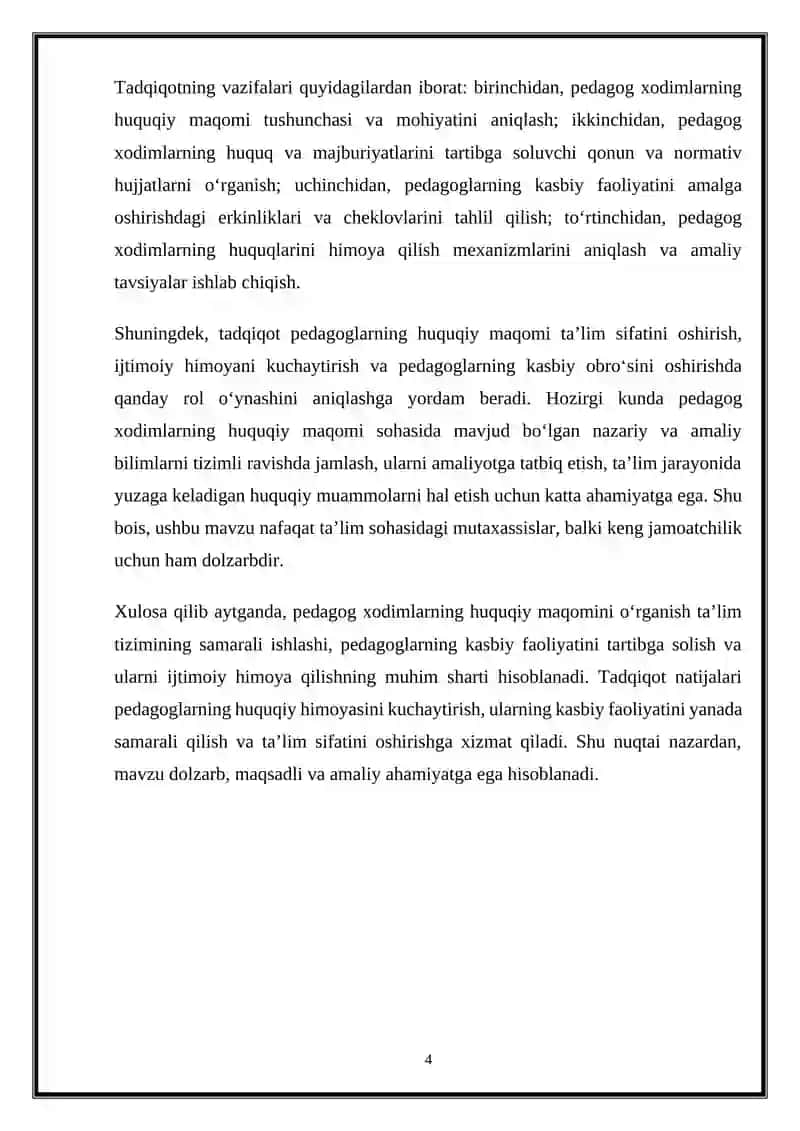 Pedagog xodimlarning huquqiy maqomi 4
