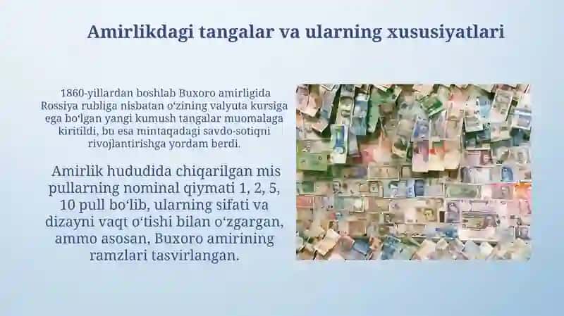 Buxoro amirligida pul islohoti 4