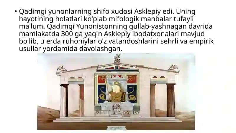Rim va Gretsiyada davolashning qadimiy usullari 4