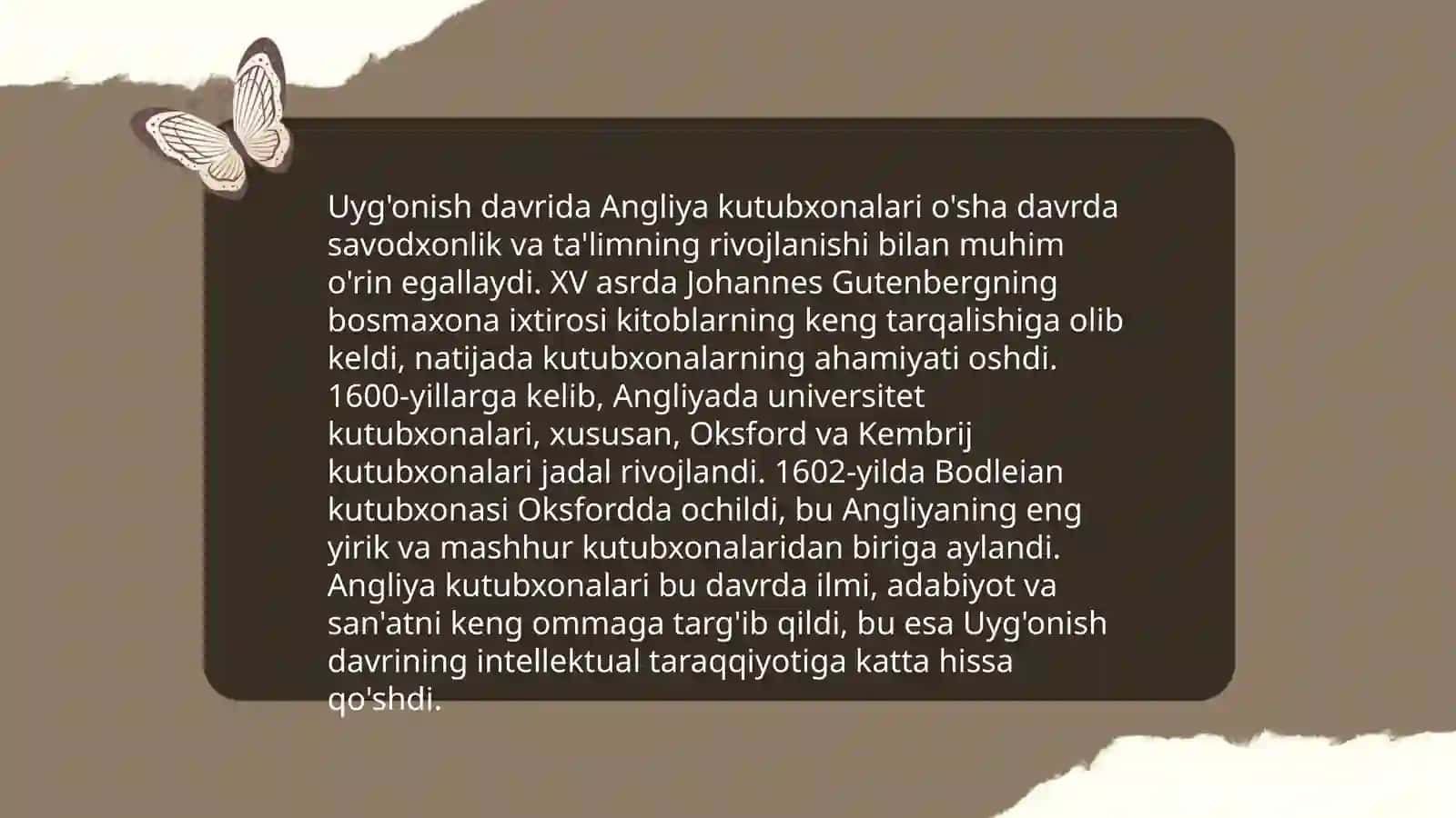 Uyg'onish daavrida AQSH va Angliya kutubxonasi 4