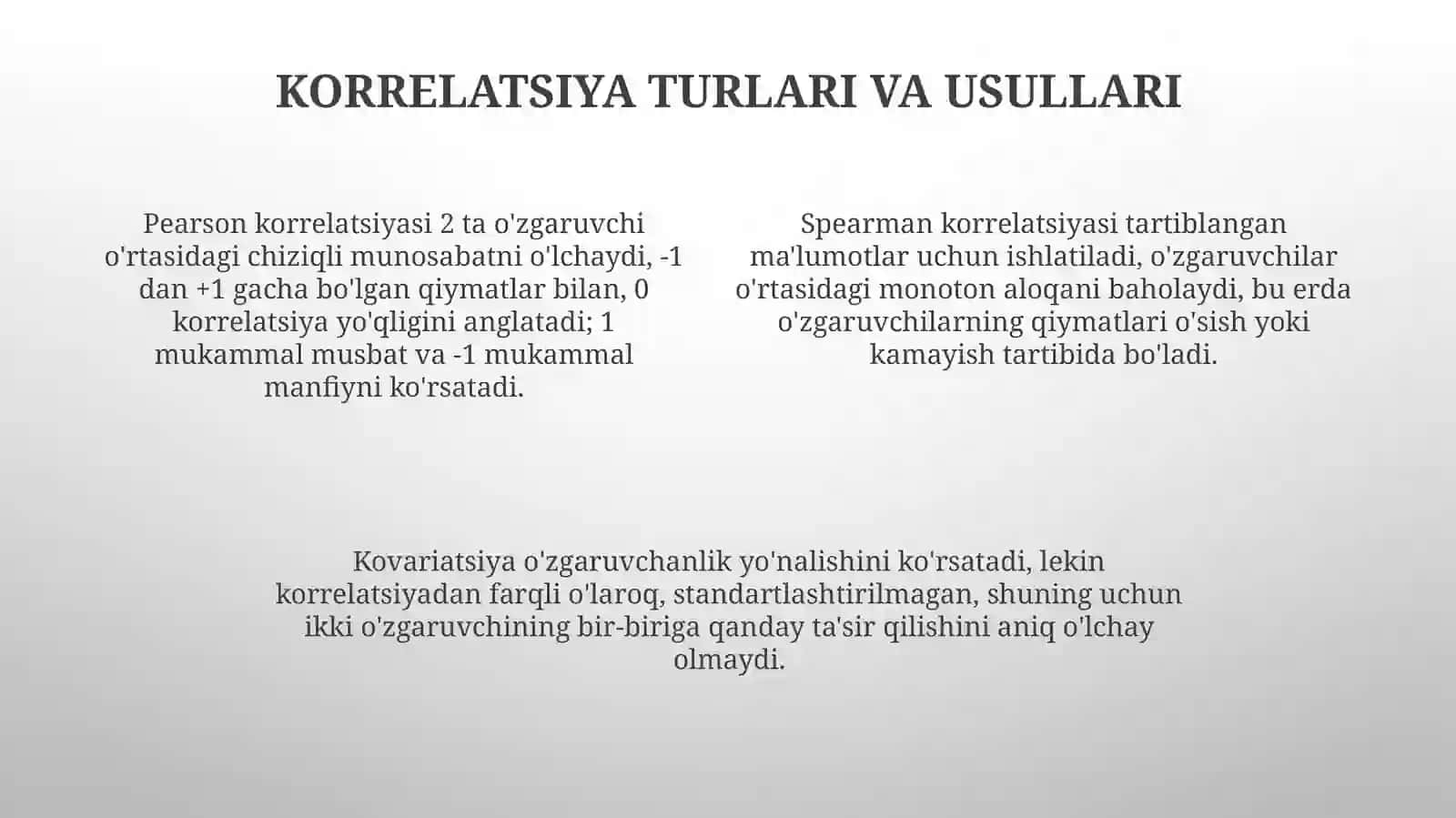 Korrelyatsion tahlil 4