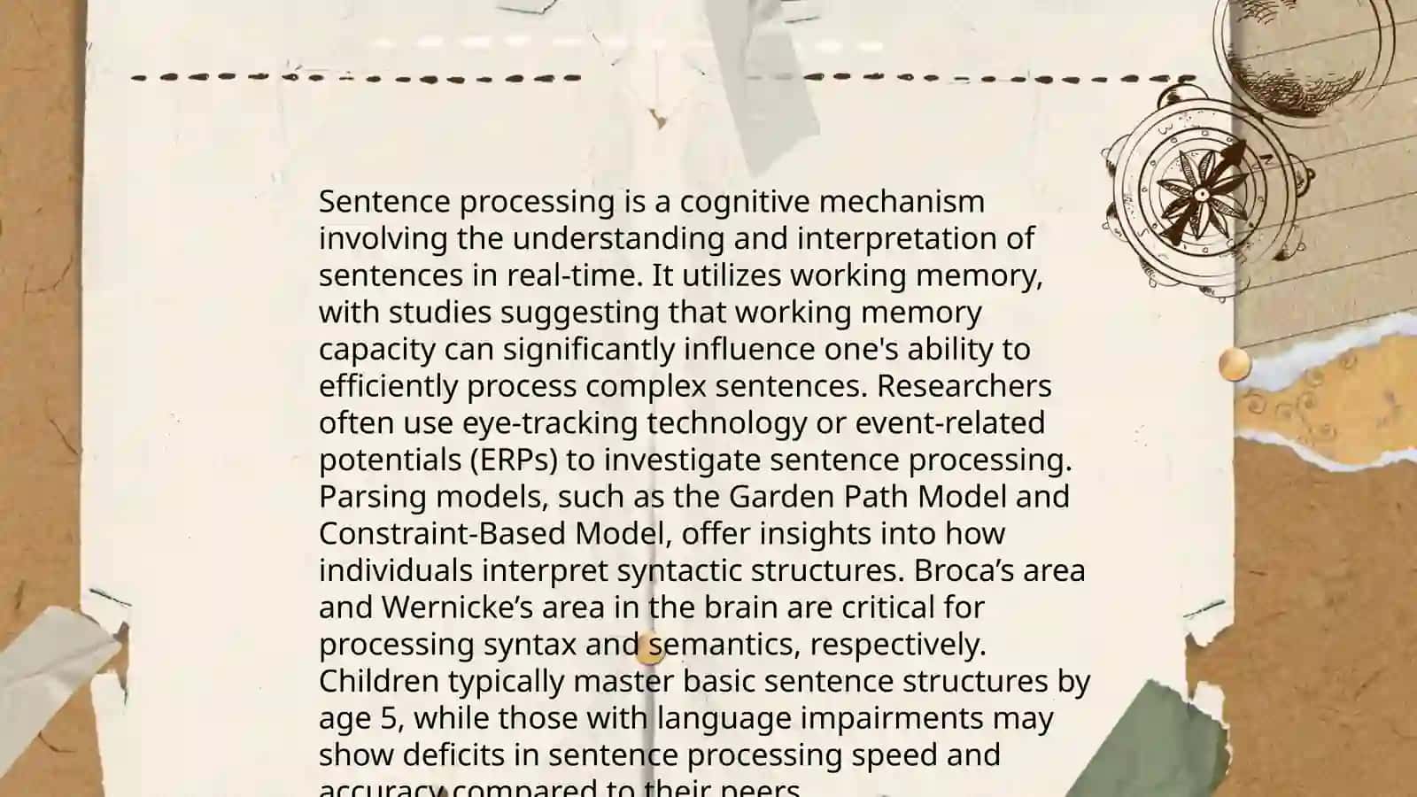 Psycholinguistic aspects of grammar 4