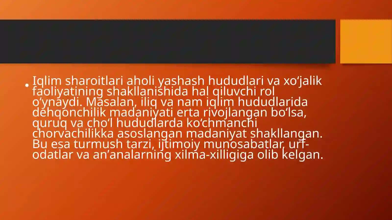 Ekologik omillar özgarishi 4