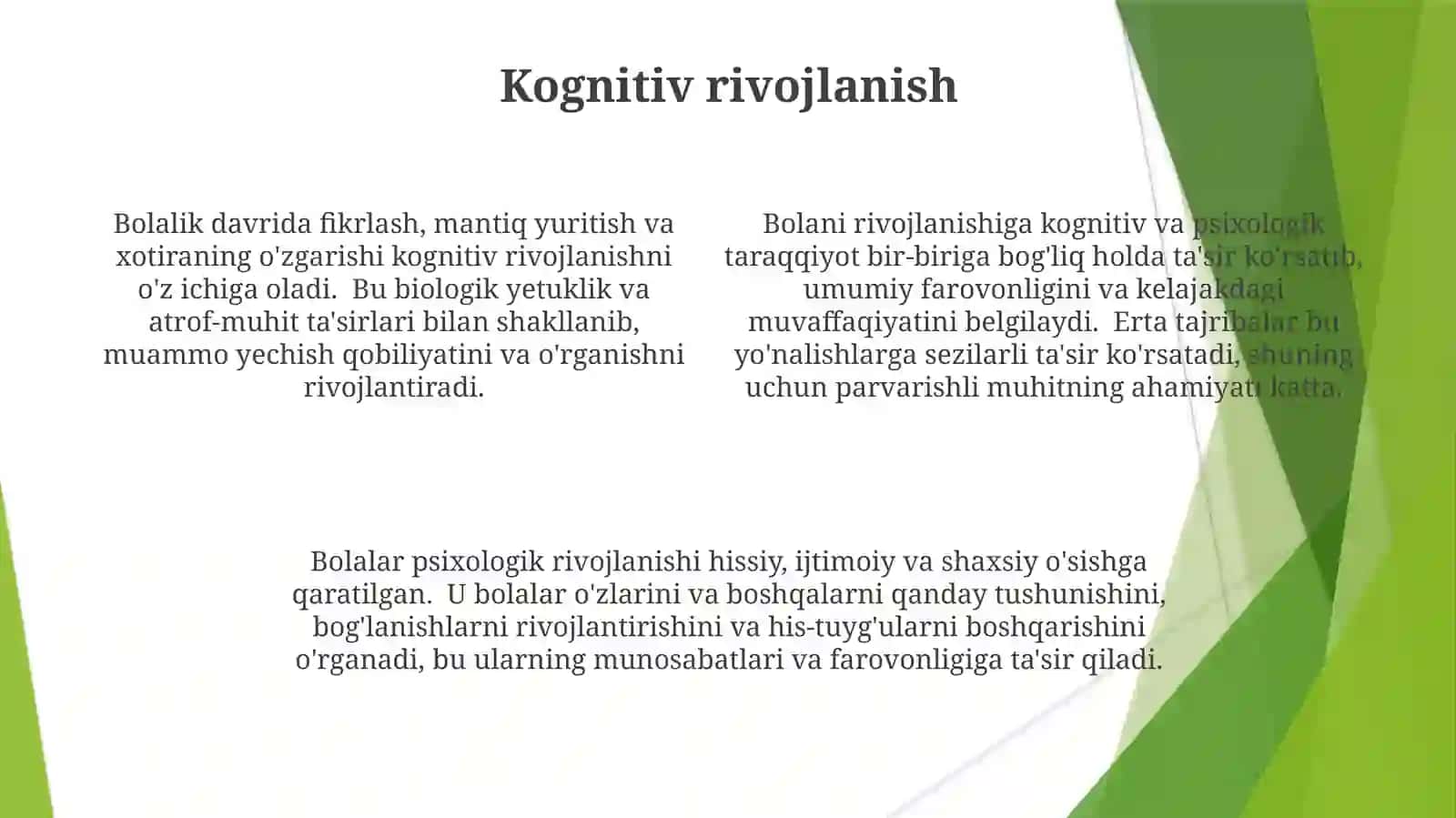 Maktabgacha yosh davrda psixik rivojlanish xususiyatlari 4
