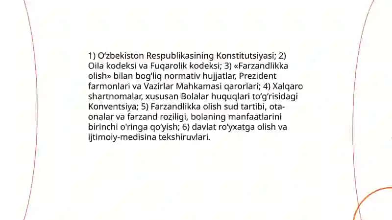 Farzandlikka olish 4