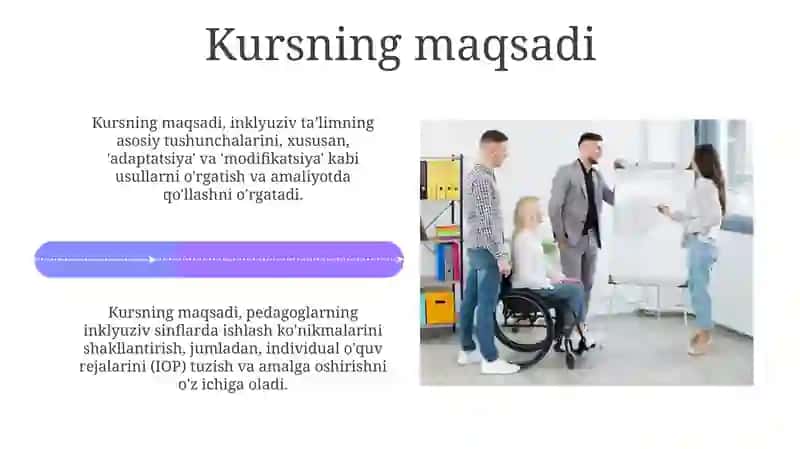 Inklyuziv taʼlim kursi 4