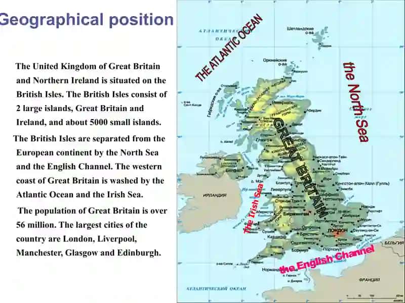 Geographical Position of Great Britain in 19th-20th century 4