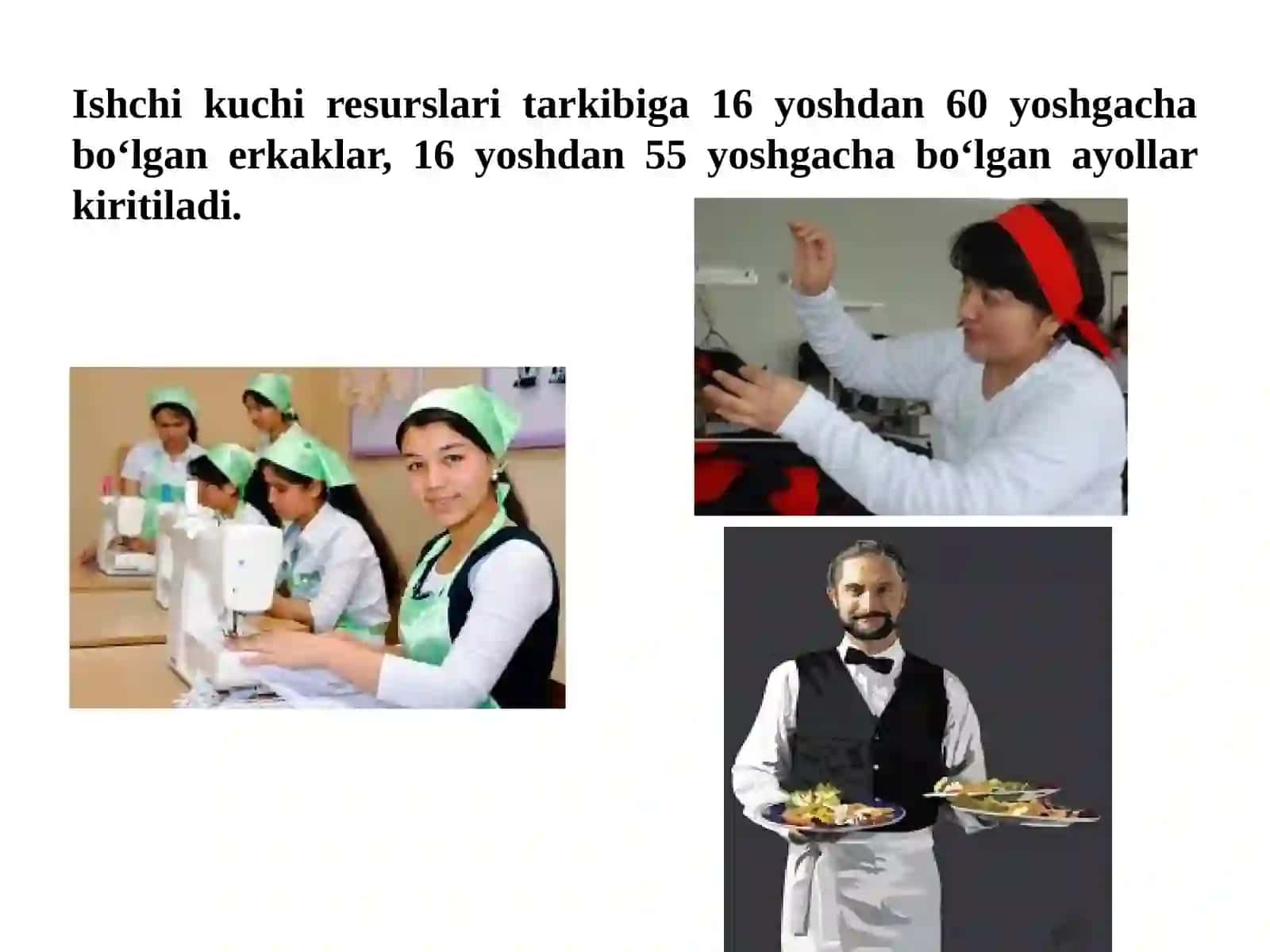Ishchikuchi va uning bandligi 4