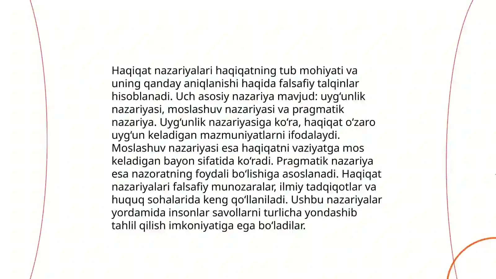 Bilish falsafasi 4