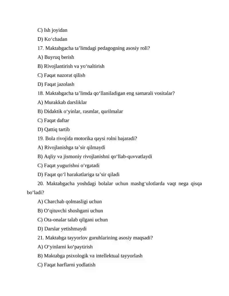 “Maktabgacha ta’lim va uzluksiz ta’limning bosh bo‘g‘ini” 4