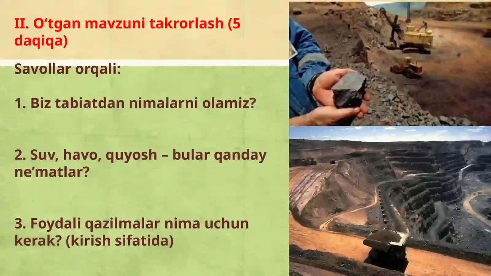 FOYDALI QAZILMALAR 4