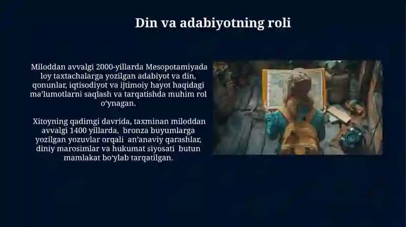 Qadimgi Sharq va G'arbda savodxonlik va axborot almashinuvi 4