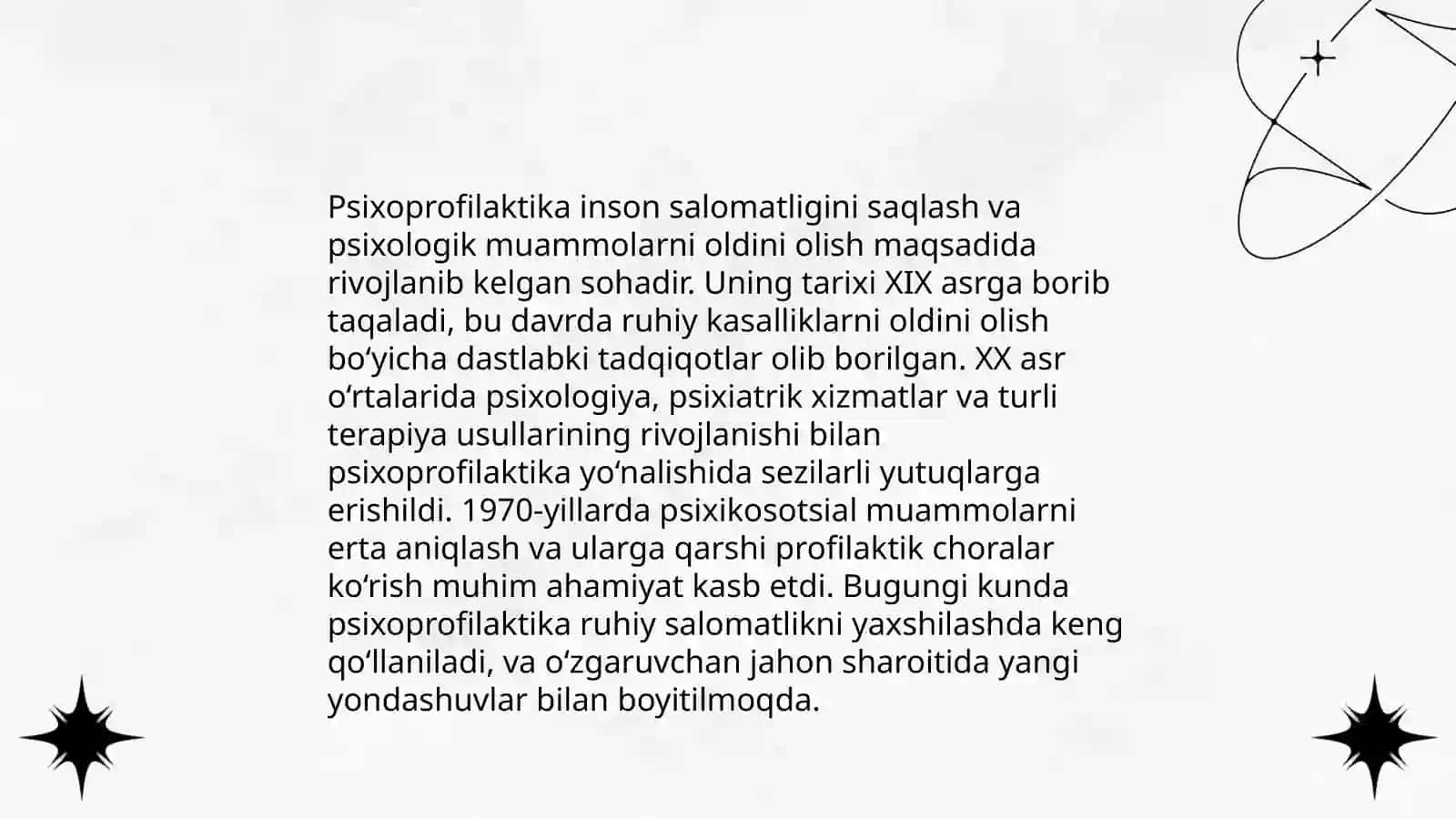 Psixoprofilaktika haqida tushincha 4