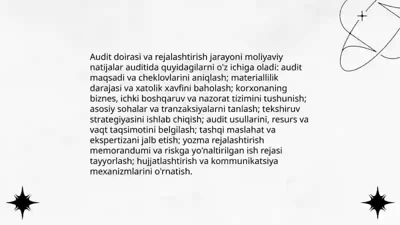 Moliyaviy natijalar auditi 4