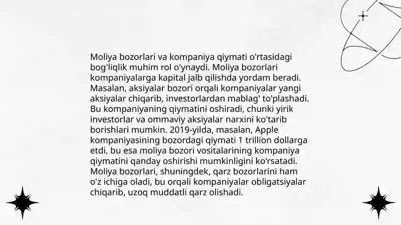Korporativ moliyada samaradorlik tahlili 4