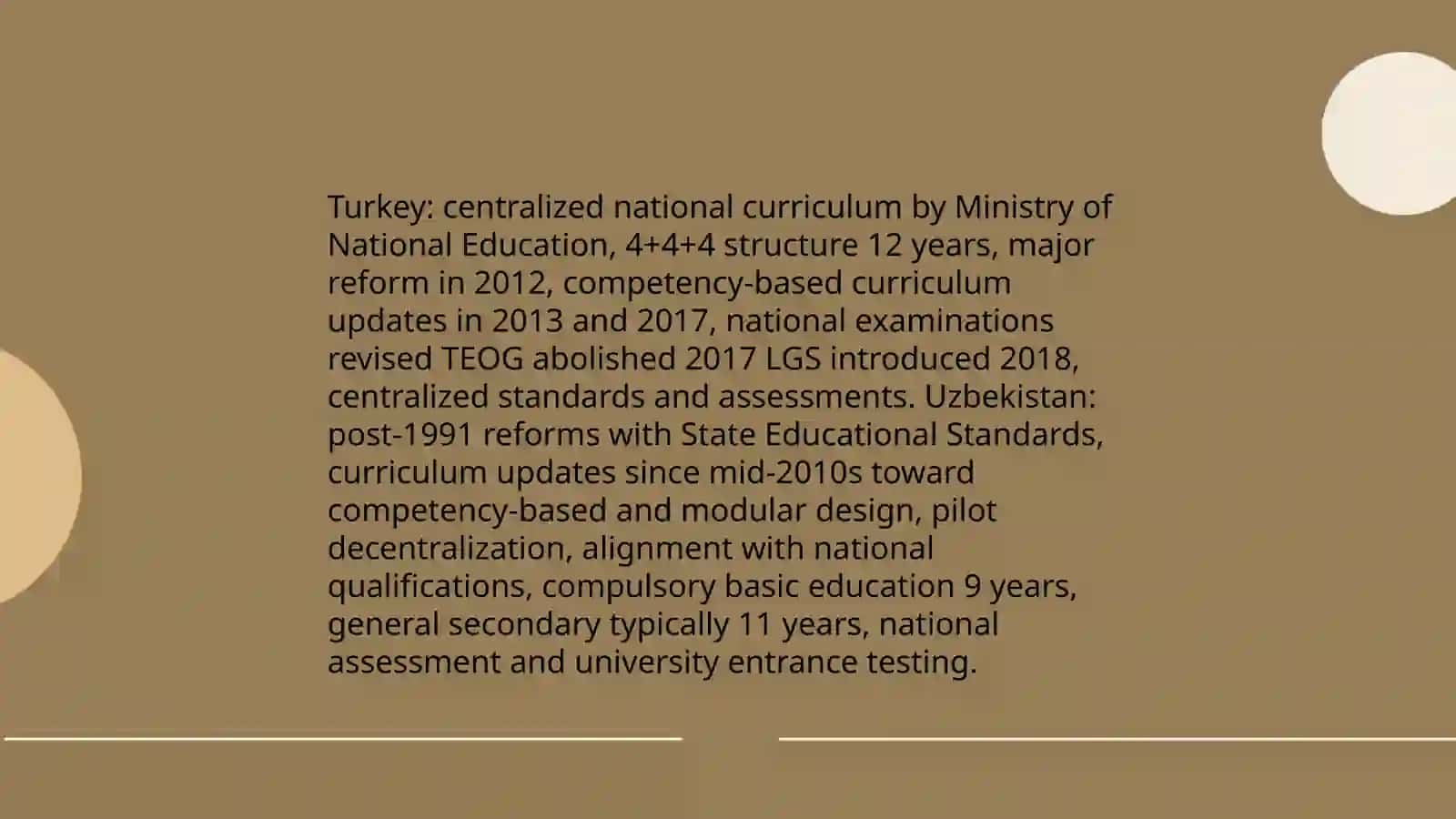 Turkish vs Uzbekistan education and assessment system 4